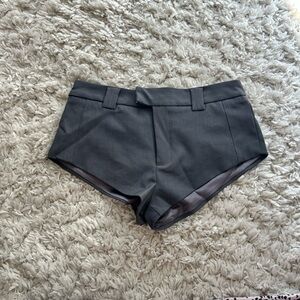 Missguided+ High Waist Gray Shorts